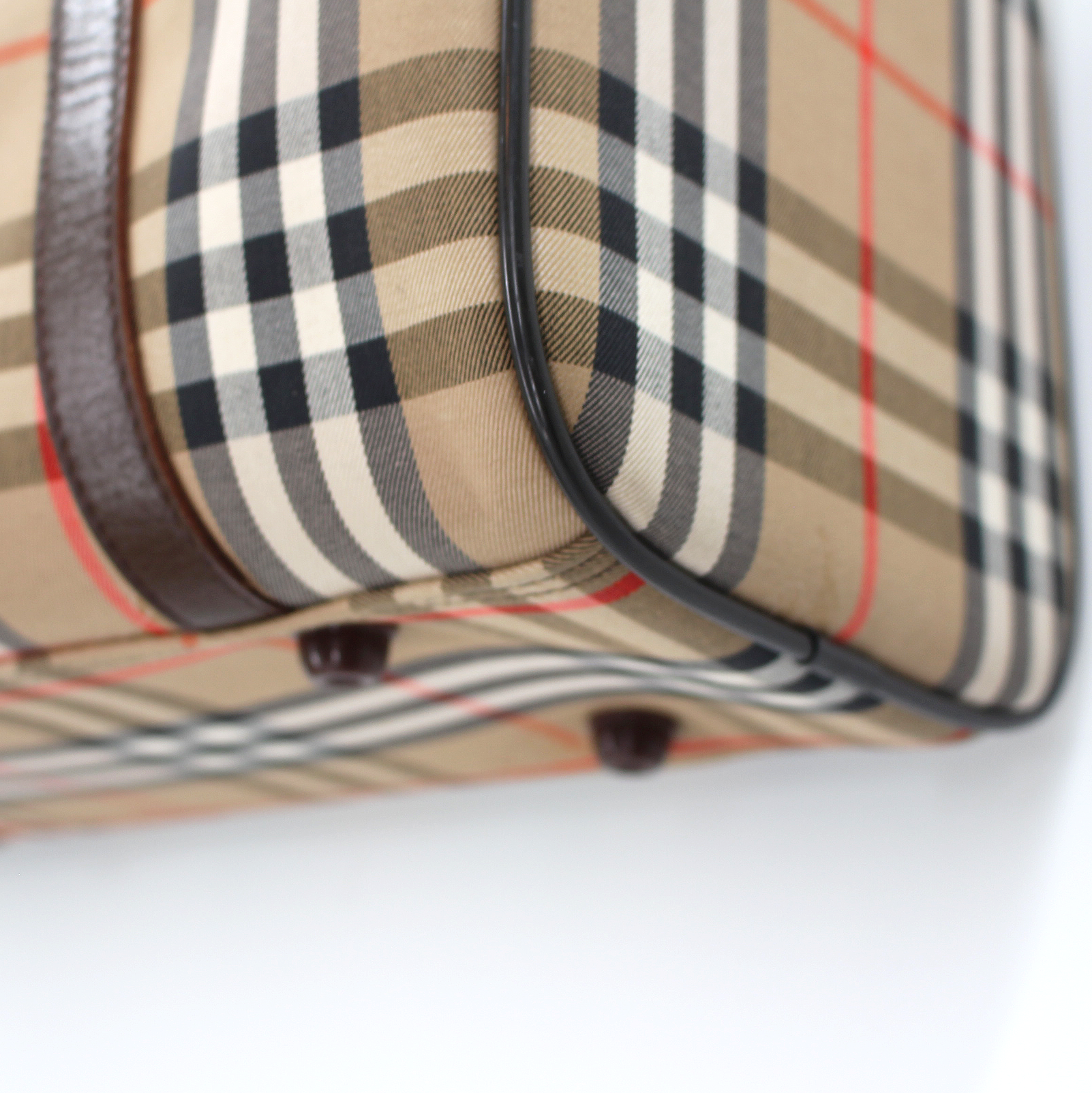 Burberry nova check boston 2025 bag