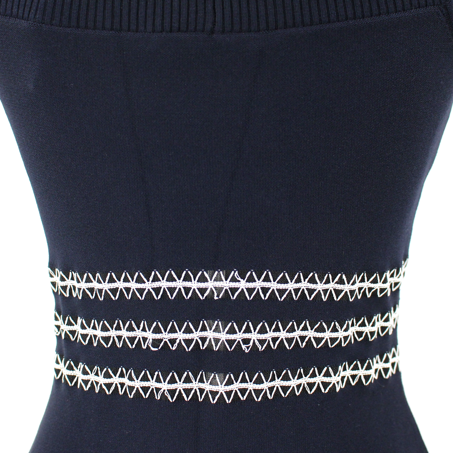 Jonathan Simkhai Contrast Stitching Dress