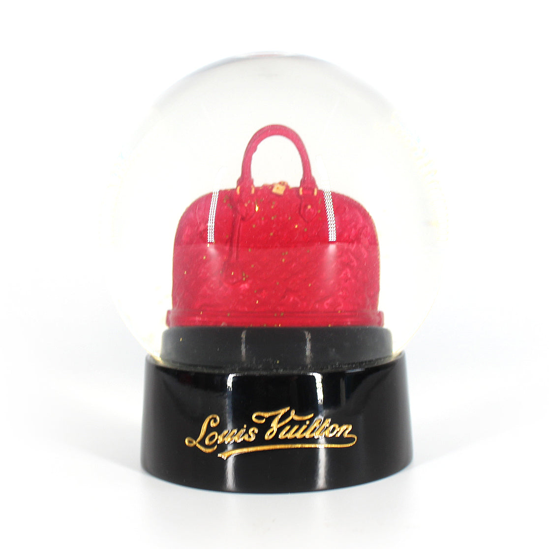 Louis Vuitton Red Alma Snow Globe