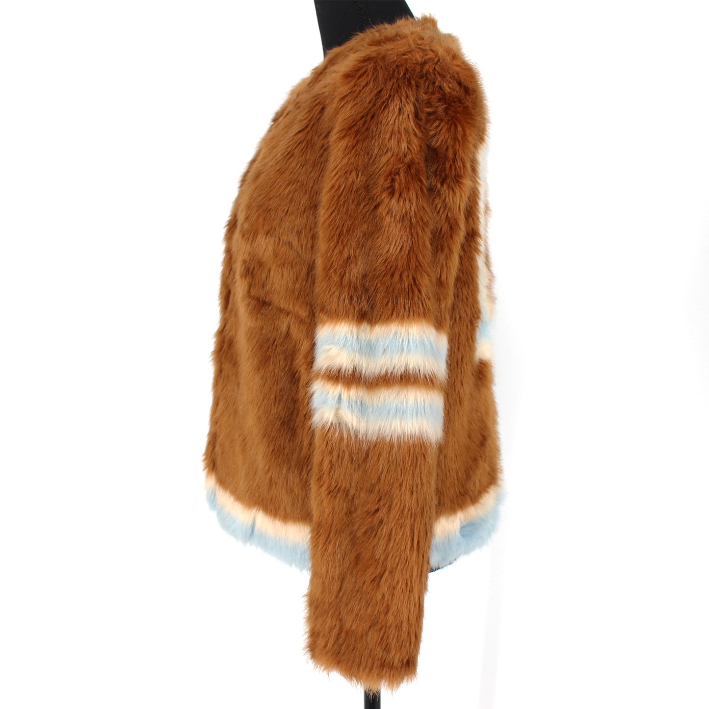 MOTHER Boxy Faux Fur Jacket