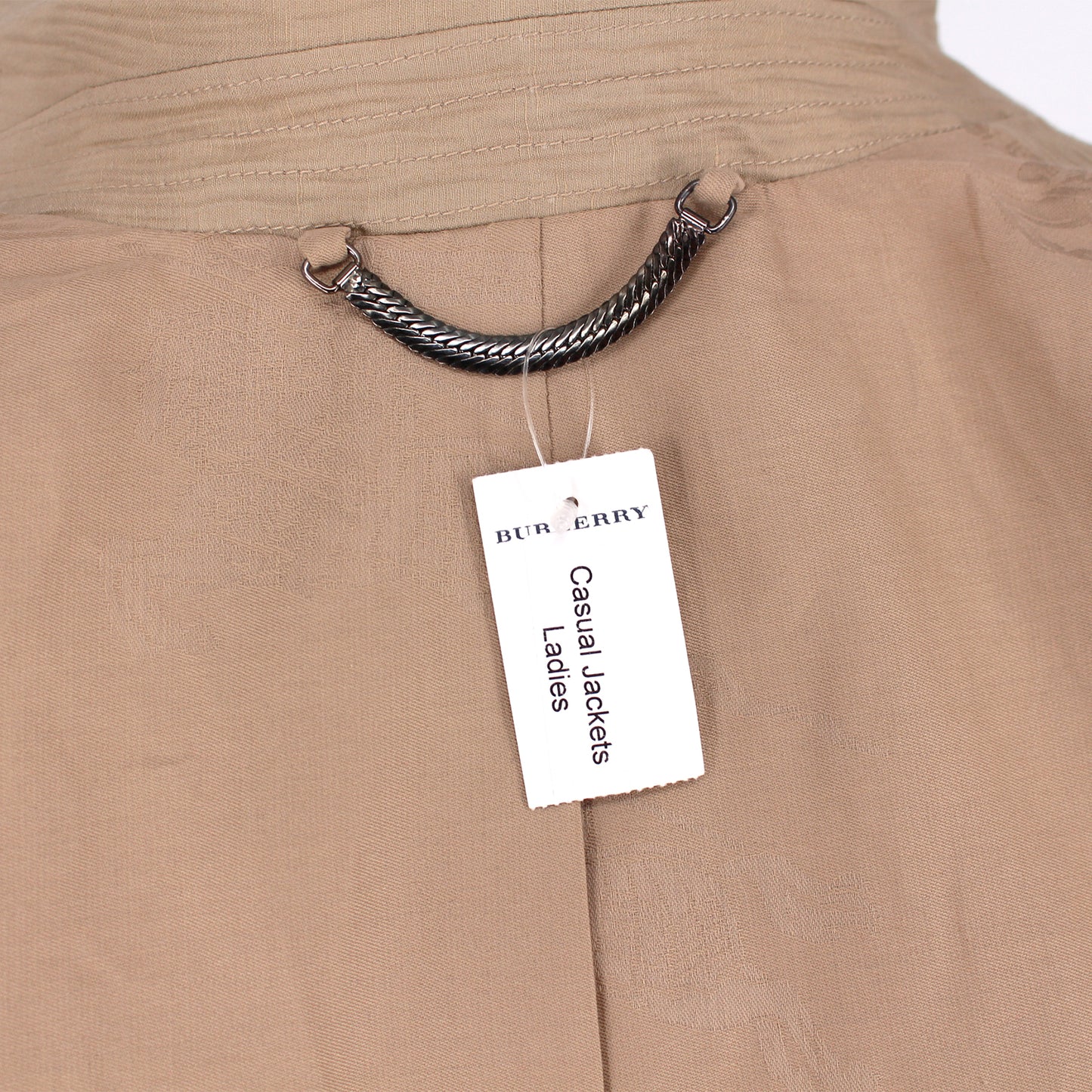 Burberry Linen Textured Trench Coat