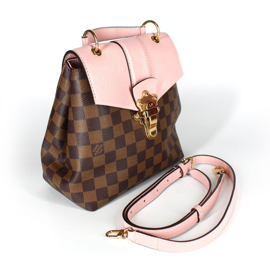 Louis Vuitton Clapton Damier Ébène Pink Bag
