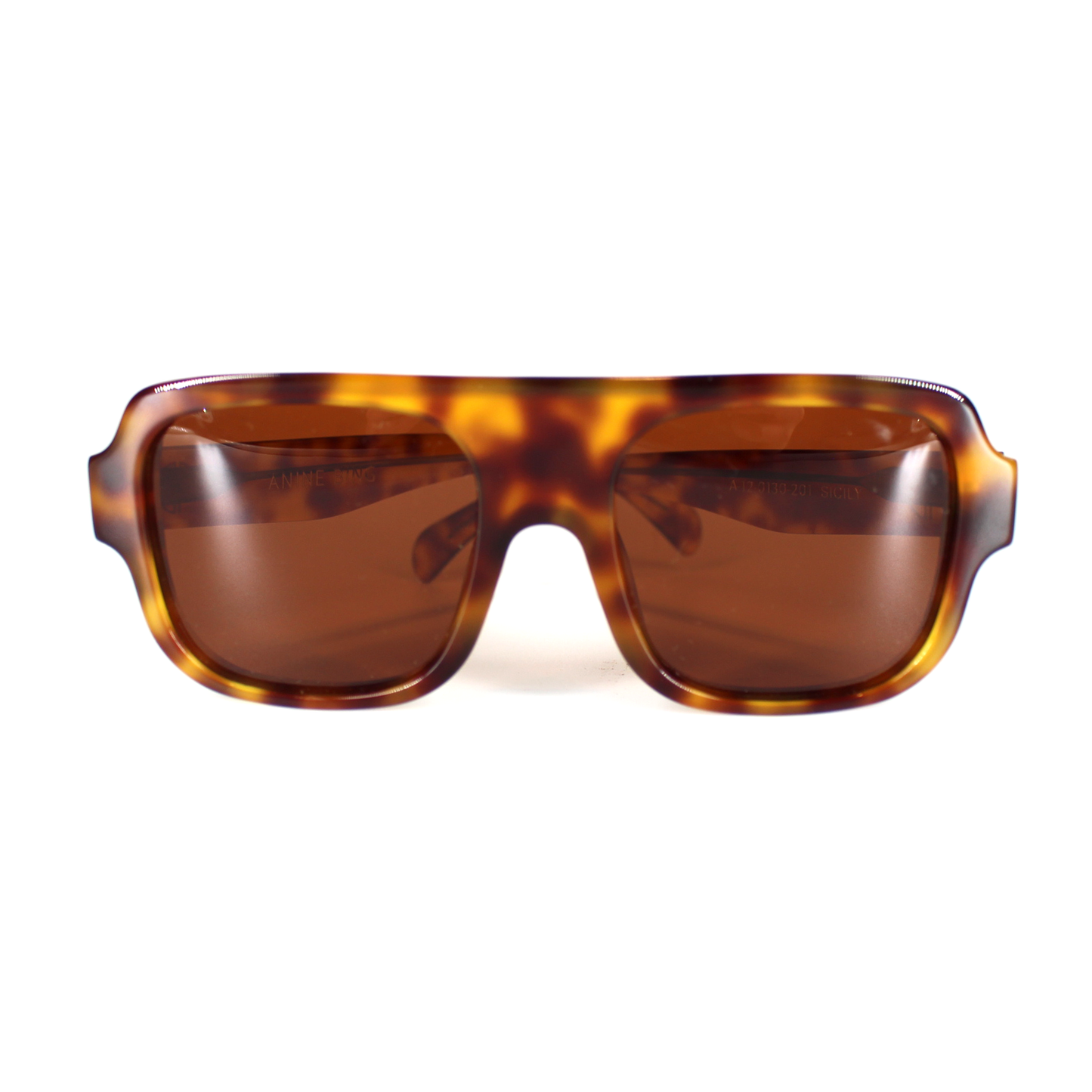 Anine Bing Sicily Tortoiseshell Sunglasses