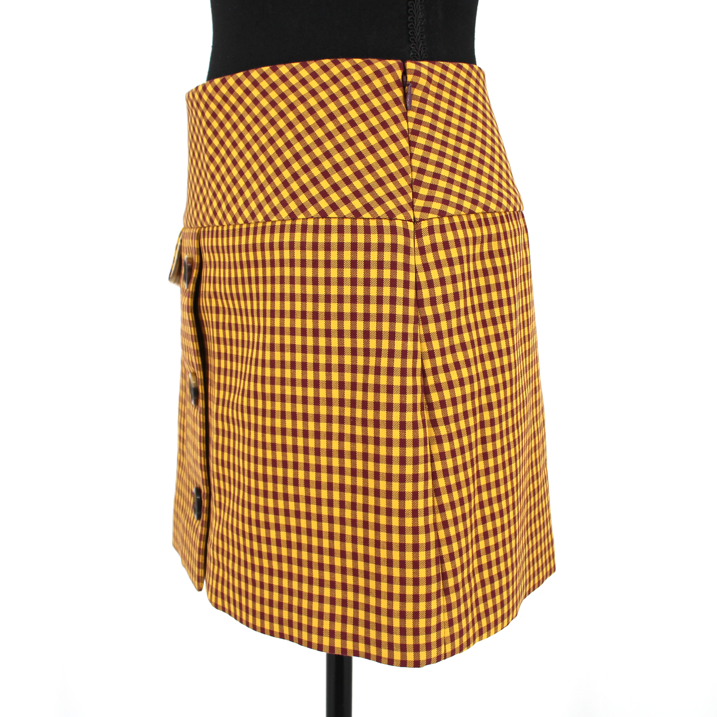 Marc Jacobs Gold Lock Skirt