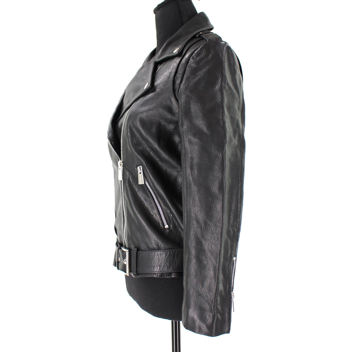 Anine Bing Calf Leather Moto Jacket