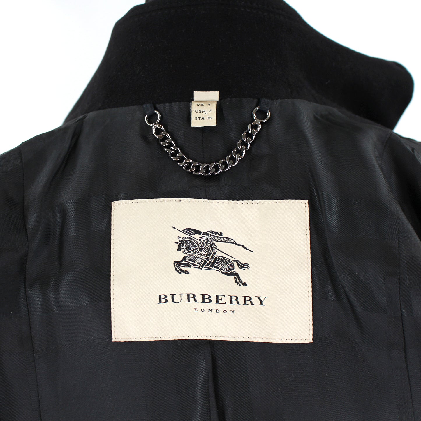 Burberry Cashmere Layered Ruffle Coat