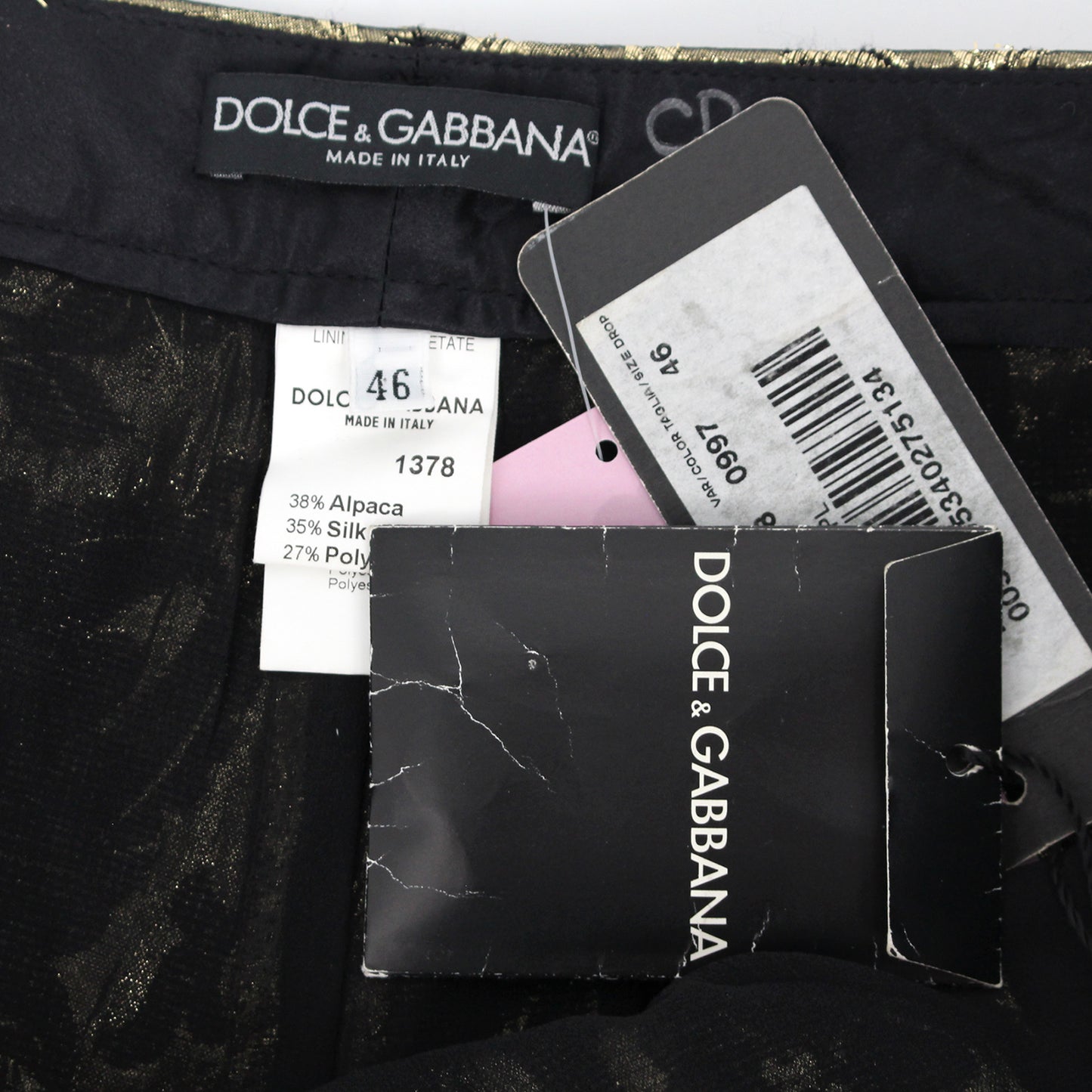 Dolce & Gabbana Floral Jacquard Trousers