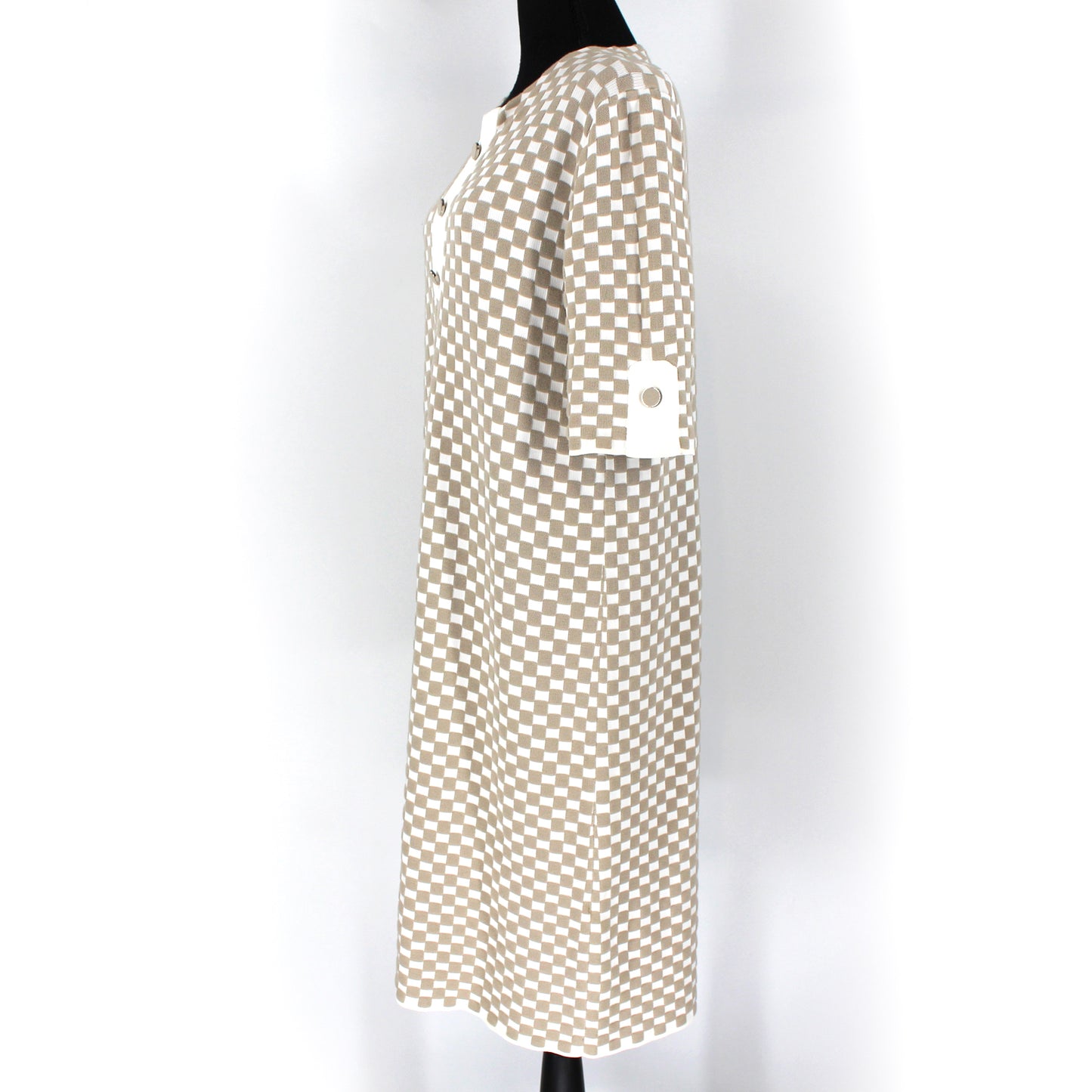 Louis Vuitton Damier Midi Sweater Dress