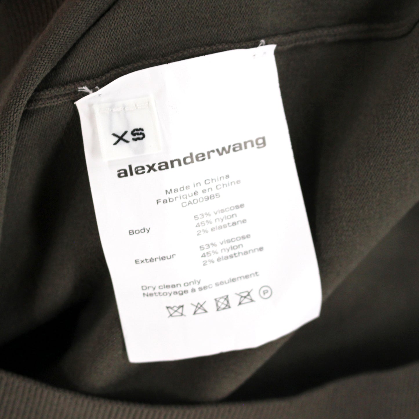 Alexander Wang Bi-Layer Long Sleeve Dress