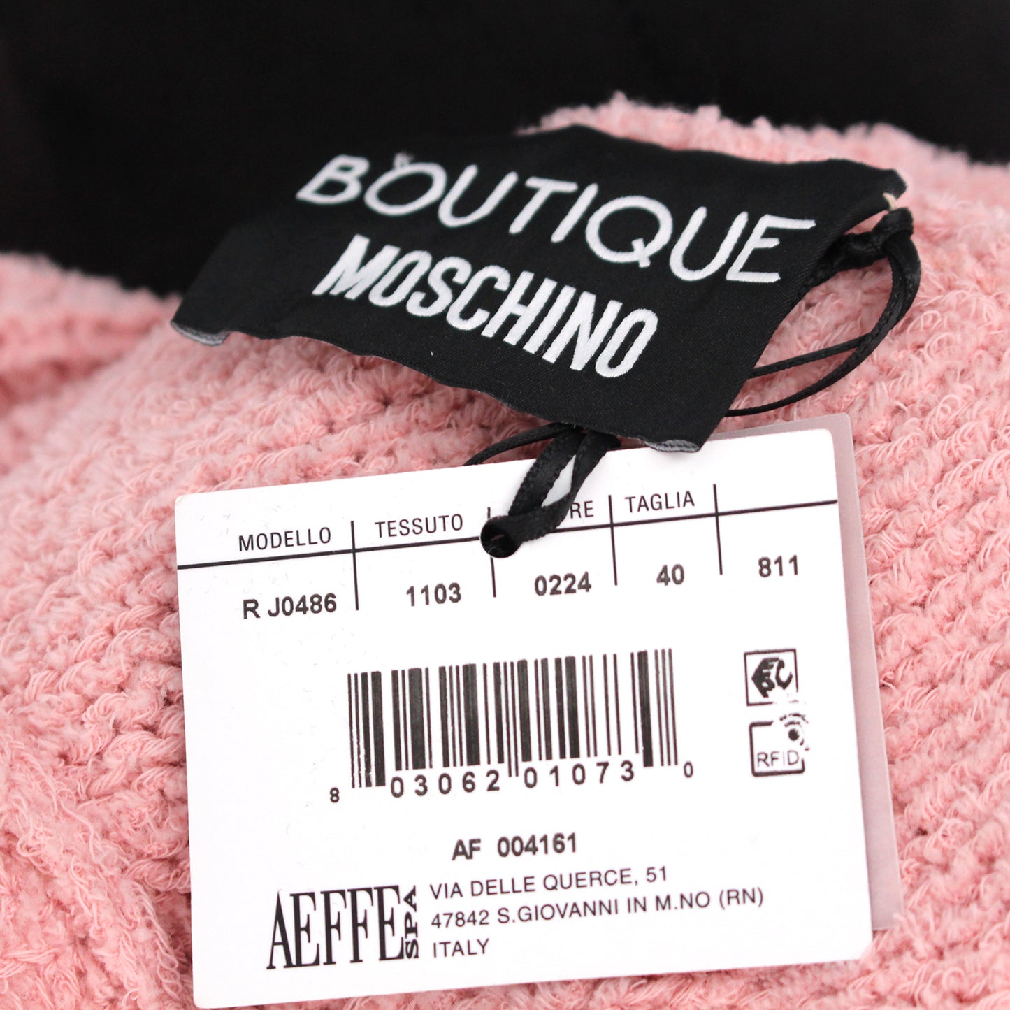 Moschino Boutique Cable Knit Dress