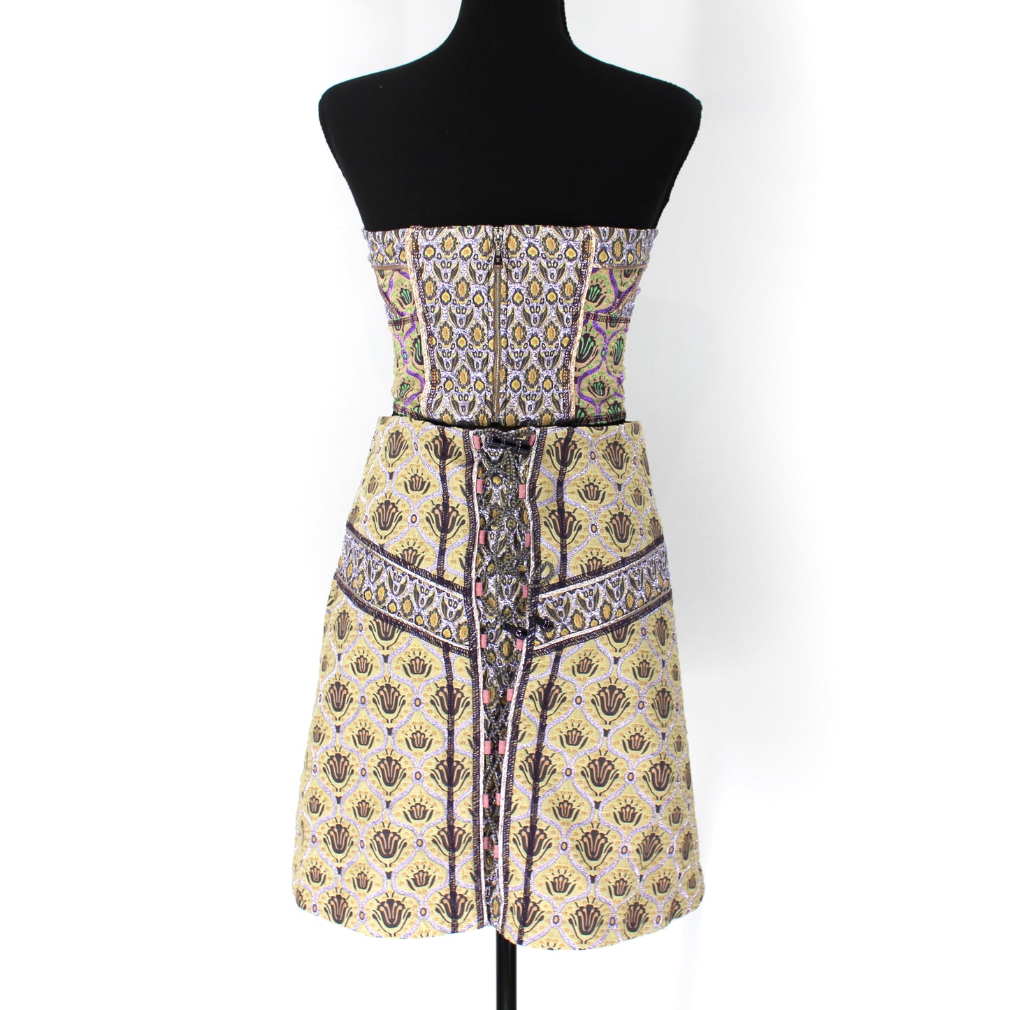 Louis Vuitton Colorful Bustier Skirt Set
