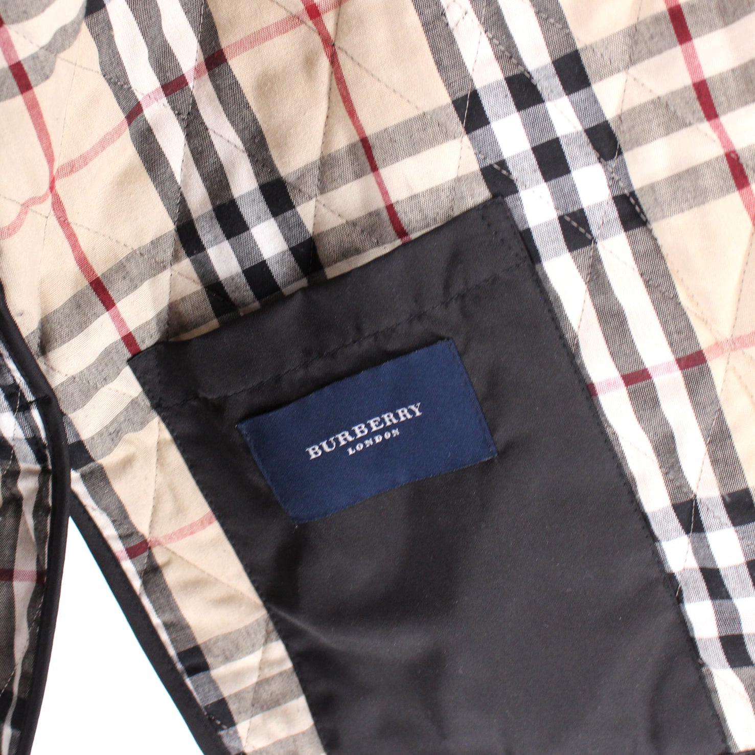 Burberry quilted nova hot sale check jacket