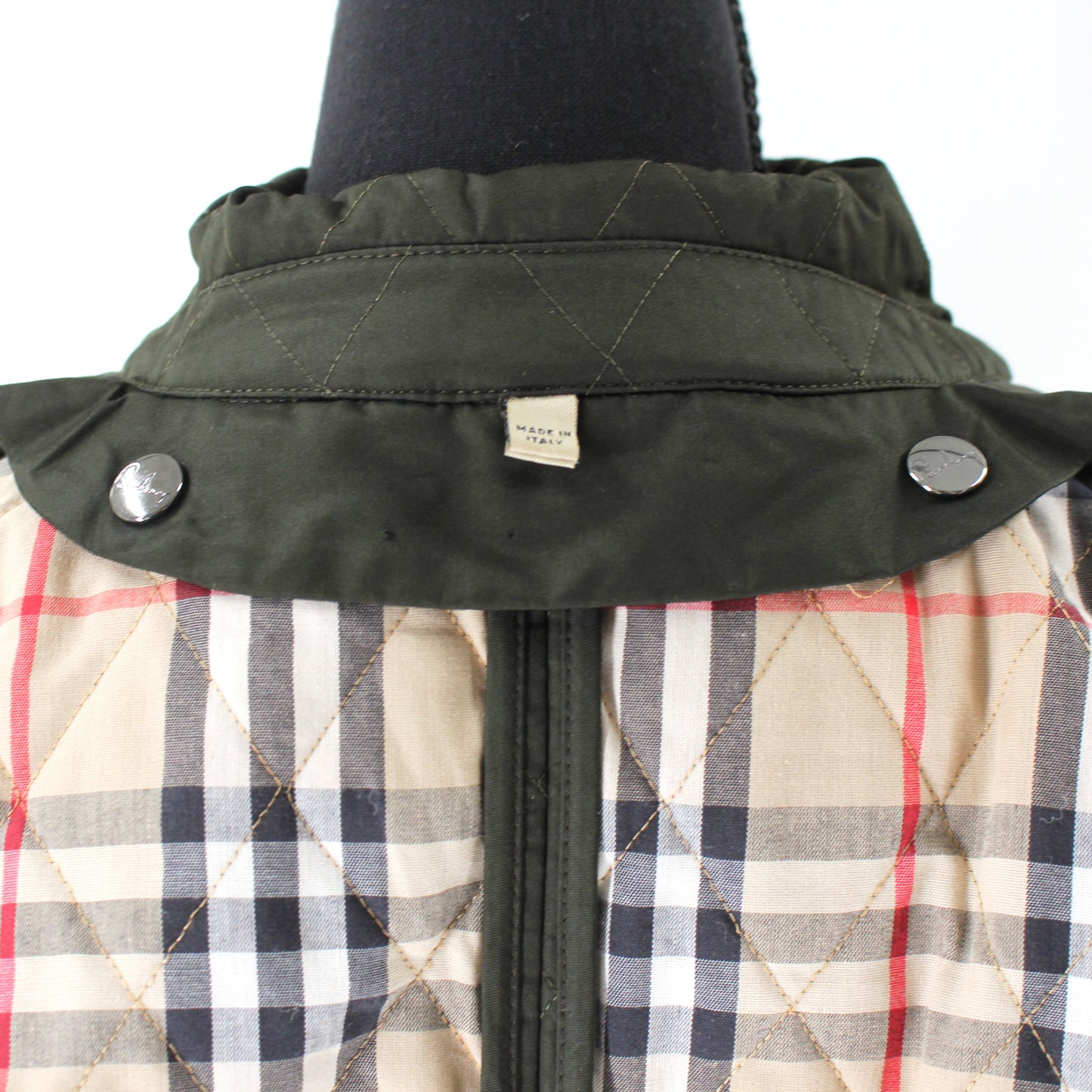 Burberry Quilted Nova Check Lined Jacket