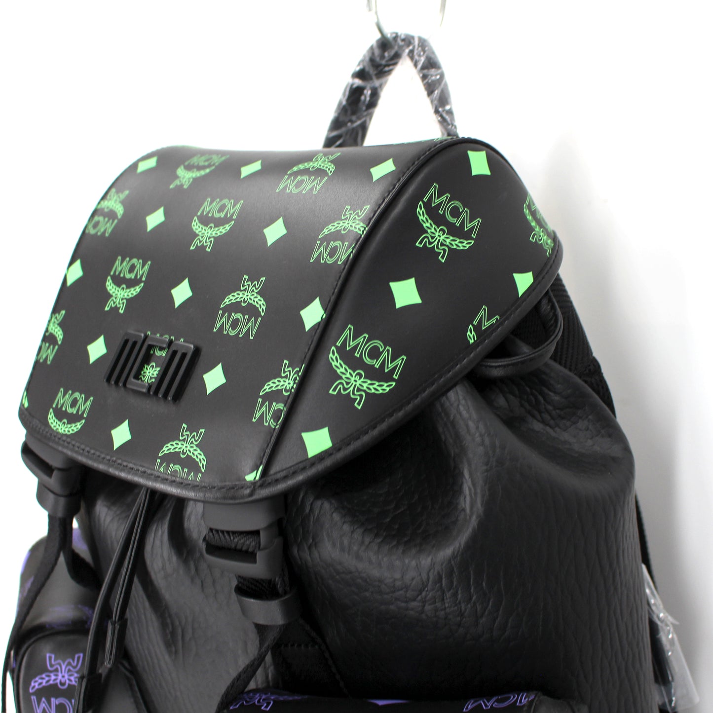 MCM Brandenburg Splash Leather Backpack