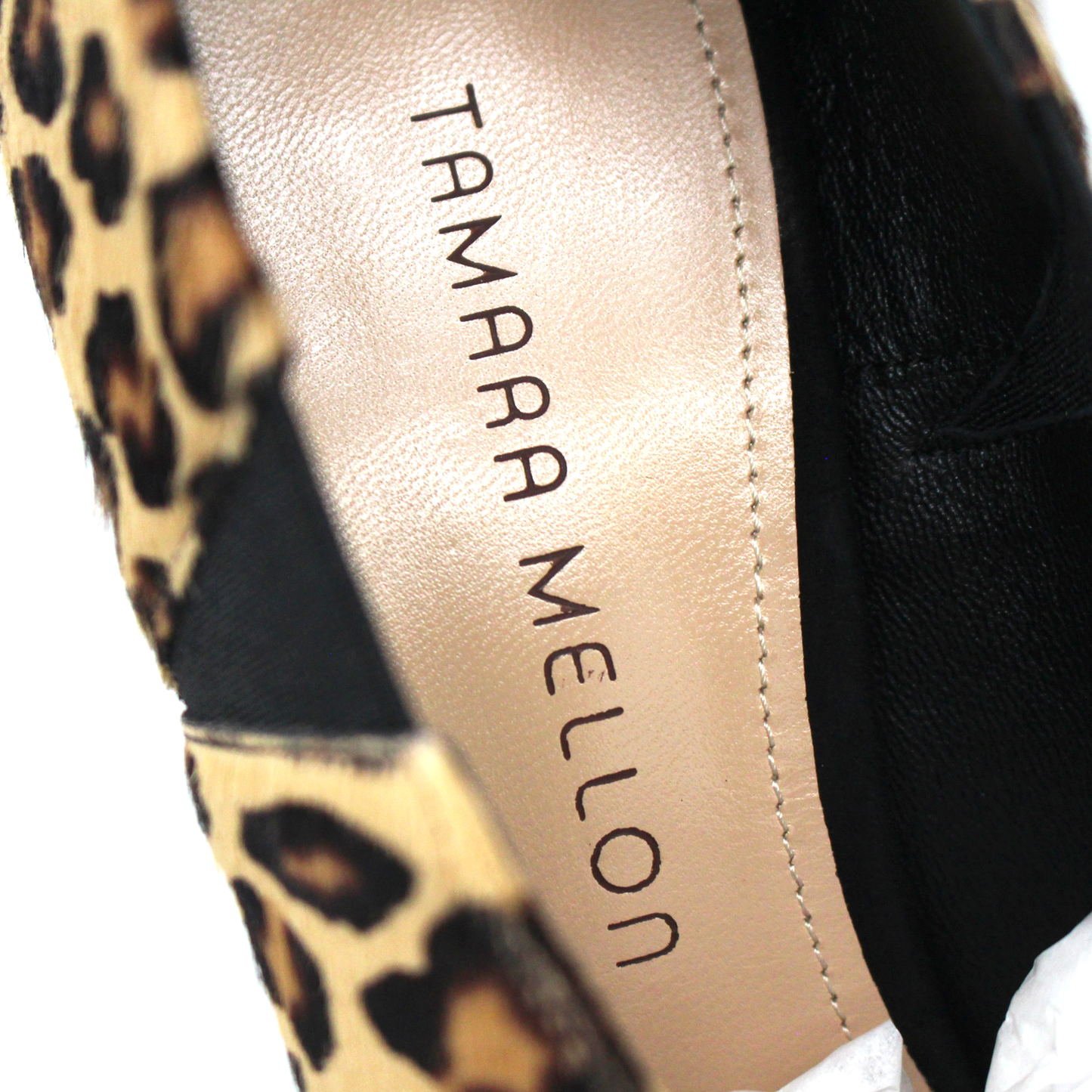 Tamara Mellon Leopard Calf Hair Pumps
