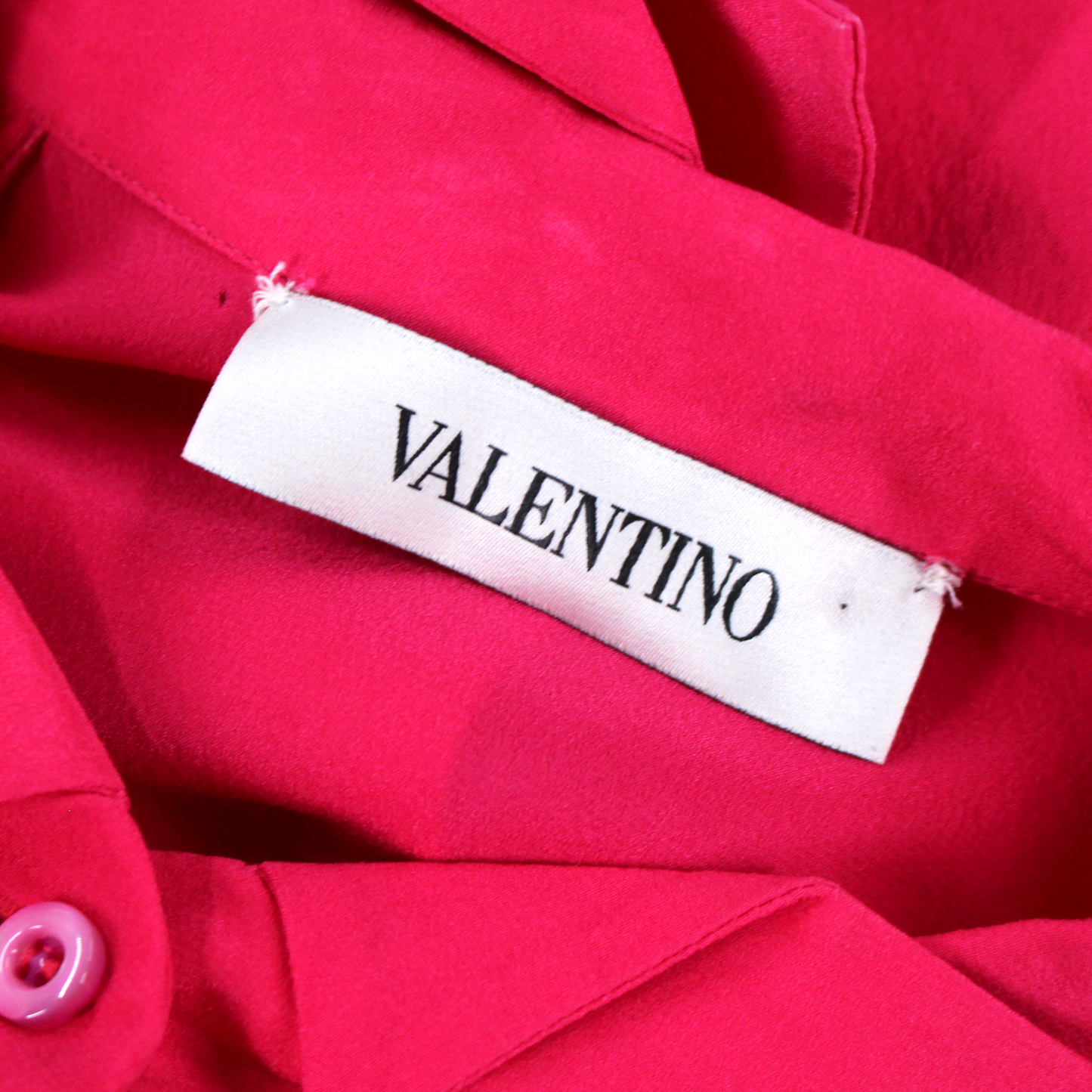 Valentino Silk Button Down Blouse