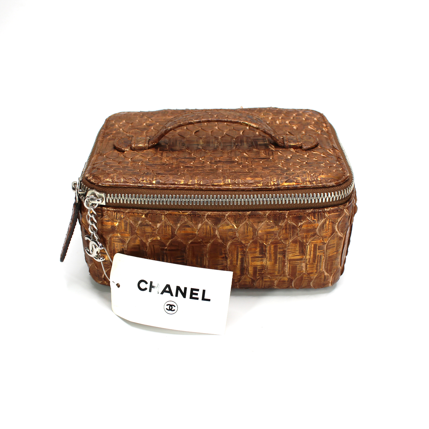 CHANEL Python Jewelry Case