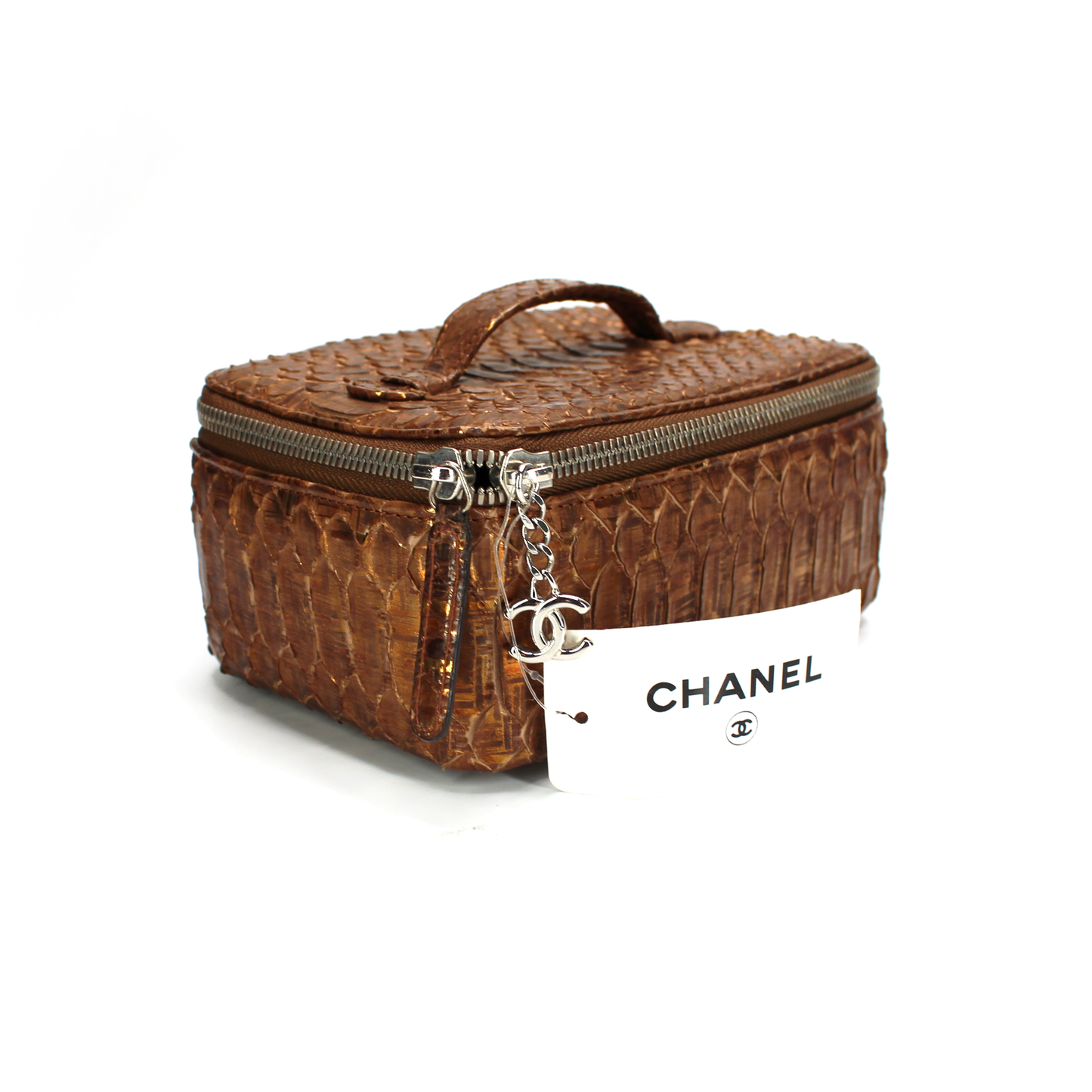 CHANEL Python Jewelry Case